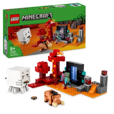 LEGO Minecraft, Ambuscada in portalul Nether, 21255