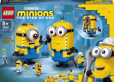 LEGO Minions, Figurine Minioni din caramizi, 75551