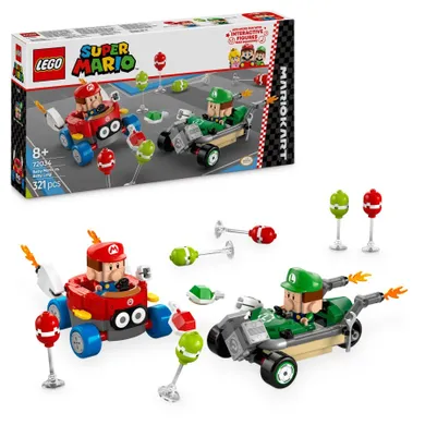 LEGO Super Mario, Mario Kart - Baby Mario si Baby Luigi, 72034