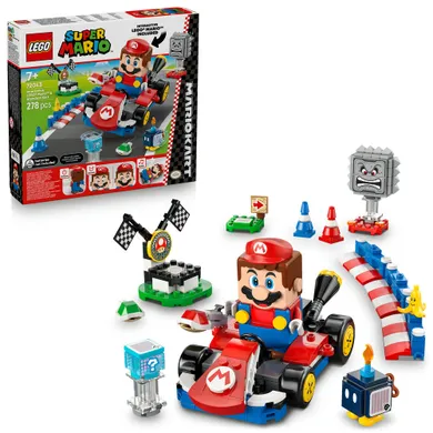 LEGO Super Mario, Mario Kart - LEGO Mario interactiv si Standard Kart, 72043