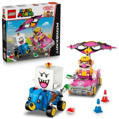 LEGO Super Mario, Mario Kart - Wario si King Boo, 72038