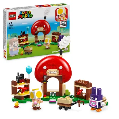 LEGO Super Mario, Set de extindere - Nabbit la magazinul lui Toad, 71429