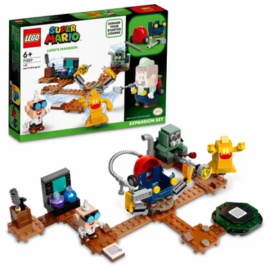 LEGO Super Mario, Set de extindere Laboratorul si Poltergust din Luigi’s Mansion, 71397