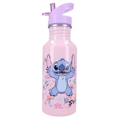 Lilo si Stitch, Keep it Cool, sticla da apa cu pai, violet, 500 ml