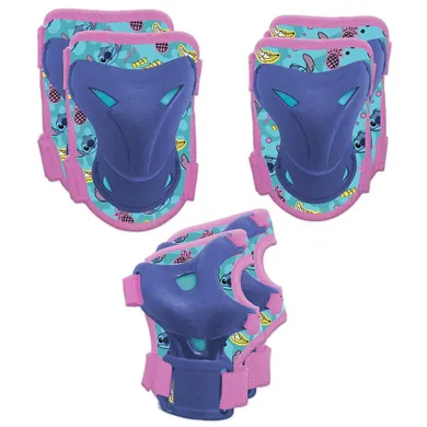 Lilo si Stitch, set de protectie pentru genunchi, coate, incheieturi