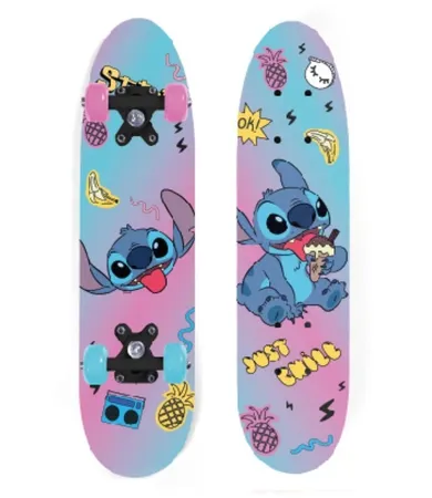 Lilo si Stitch, skateboard din lemn, 61 cm