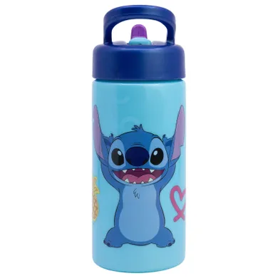 Lilo si Stitch, sticla de apa cu pai Playground, 420 ml