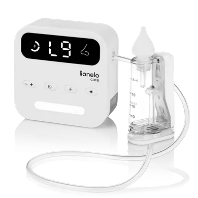 Lionelo, Babyair Flow, aspirator nazal electric cu lampa, White
