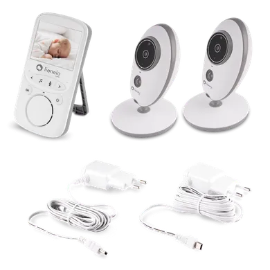 Lionelo, BabyLine 5.1, baby monitor video, White