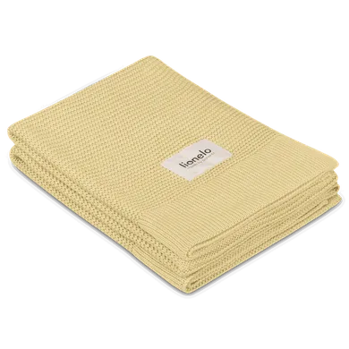 Lionelo, Bamboo Blanket, patura din bambus, 75-100 cm, Yellow Lemon