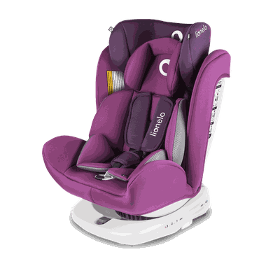 Lionelo, Bastiaan, scaun auto cu baza rotativa, Violet