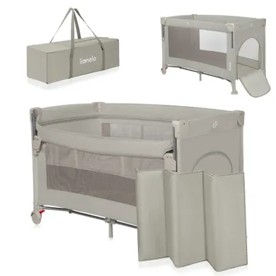 Lionelo, Ellen, patut de calatorie cu extensie mare 3in1, Beige