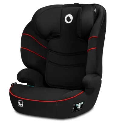 Lionelo, Lars, I-size, scaun auto, 100-150 cm, Sporty Black Red