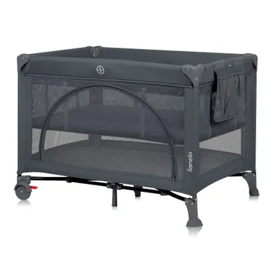 Lionelo, Laura, patut de calatorie compact 2in1, Grey Concrete