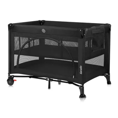 Lionelo, Laura, patut de volaj compact 2in1, Black Carbon