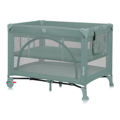 Lionelo, Laura, patut de volaj compact 2in1, Green Sage
