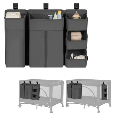 Lionelo, Sidepocket, organizator pentru patut, mare, Grey