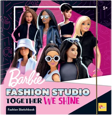 Lisciani, Barbie, Fashion Studio, mapa cu stickere
