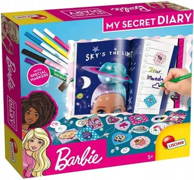 Lisciani, Barbie, My Secret Diary, set creativ