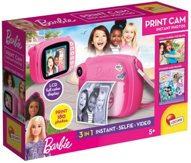 Lisciani, Barbie Print Cam, aparat foto instant