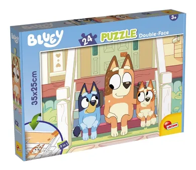 Lisciani, Bluey, puzzle cu doua fete, 24 piese