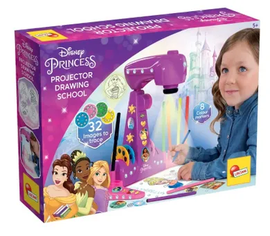 Lisciani, Disney Princess, scoala de desen cu proiector, set creativ