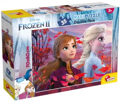 Lisciani, Frozen 2, puzzle maxi cu doua fete, 35 piese