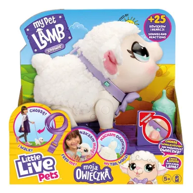 Litlle Live Pets, My Pet Lamb Snowie, Oita mea, jucarie interactiva