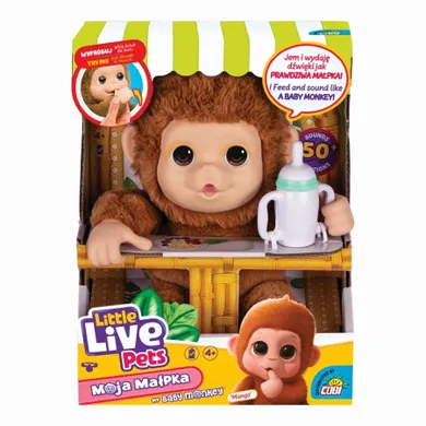 Little Live Pets, Maimutica mea, jucarie de plus interactiva