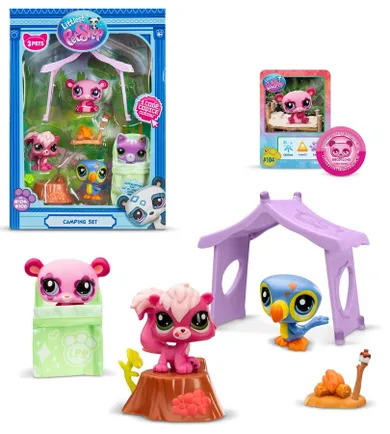 Littlest Pet Shop, Camping, set de 3 figurine