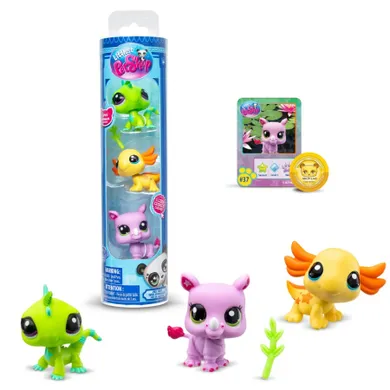 Littlest Pet Shop, set de 3 figurine si accesorii