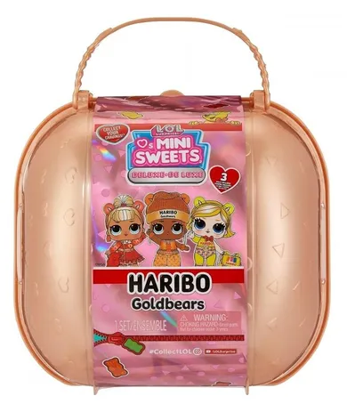 L.O.L. Surprise Loves Mini Sweets X Haribo, Goldbears, valiza si 3 papusi fashion
