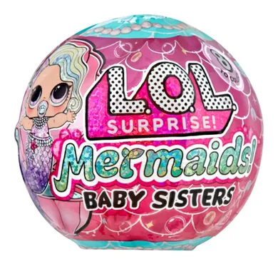 L.O.L. Surprise, Mermaids! Baby Sisters, papusa surpriza, 1 buc.