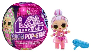 L.O.L. Surprise, Neon Pop Stars, papusa surpriza cu accesorii