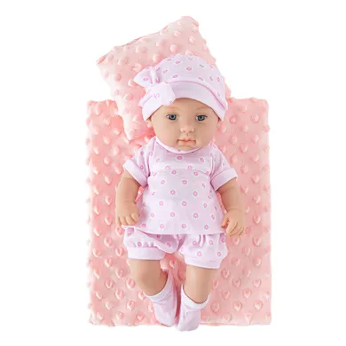 Lovely Baby, papusa bebelus, tinuta roz