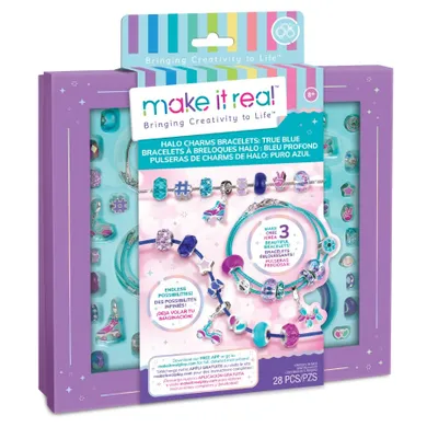 Make it Real, set de creat bijuterii, Halo Charms True Blue