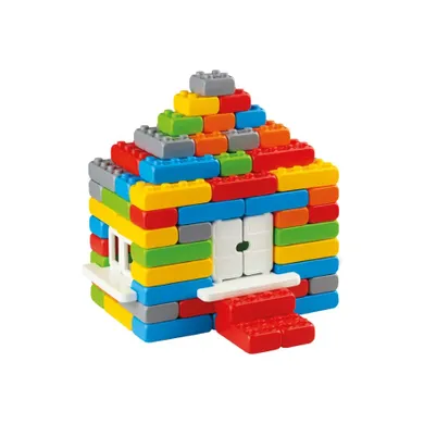 Marioinex, Junior, set de constructie, blocuri XL cu ferestre si usi, 90 piese