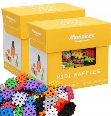 Marioinex, Midi Waffle, set de constructie, 180 piese
