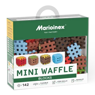 Marioinex, Mini Waffle, Blocks, set de constructie, 142 piese