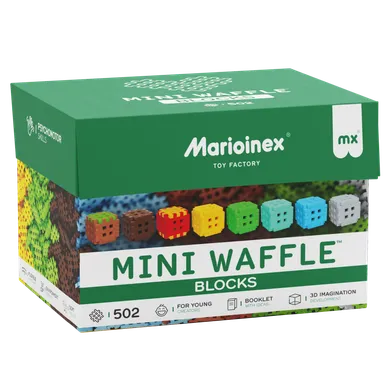 Marioinex, Mini Waffle, Blocks, set de constructie, 502 piese