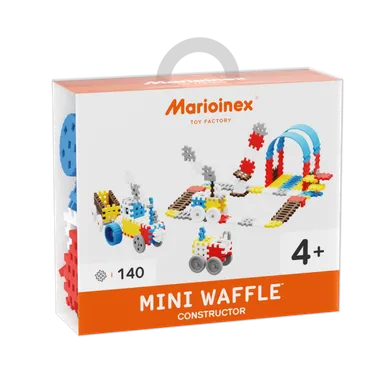 Marioinex, Mini Waffle, Constructor, set de constructie, 140 piese
