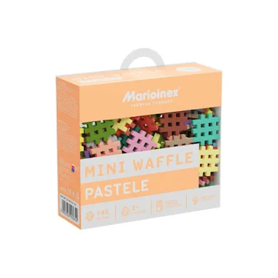 Marioinex, Mini Waffle, Pastel, set de constructie, 140 piese