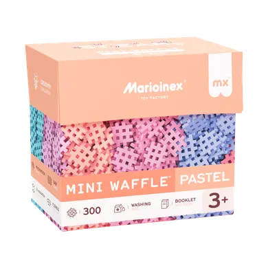 Marioinex, Mini Waffle, Pastel, set de constructie, 300 piese
