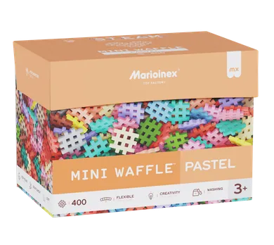 Marioinex, Mini Waffle, Pastel, set de constructie, 400 piese
