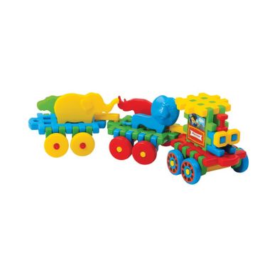 Marioinex, Waffle, Tren, set de constructie, 46 piese