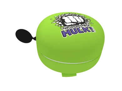 Marvel Super Heroes, Hulk, sonerie de bicicleta, Retro, 6 cm