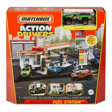 Matchbox, Action Drivers, Fuel Station, set de joaca cu masina