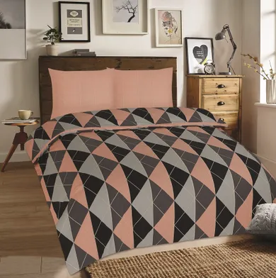 Matex, set de lenjerie de pat din flanel 3 piese, 220-200 cm