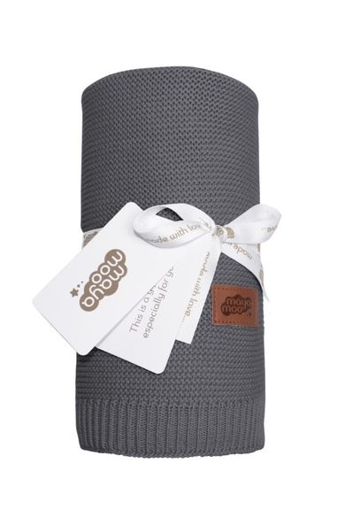 Maya Moo, patura, bambus-bumbac, gri, 80-100 cm