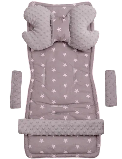 Medi Partners, Stars, insertie pentru carucior, set, gri